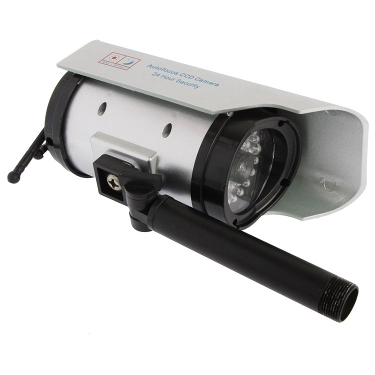 Solar Powered Realistic Looking Dummy Camera with Flashing Red LED Light, 2400 Solar Powered Realistic Looking Dummy Camera with Flashing Red LED Light, 2400